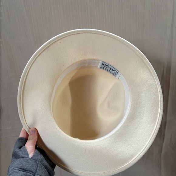 Eaton Vintage Cream Fedora Wool Women's Hat - Picture 5 of 9